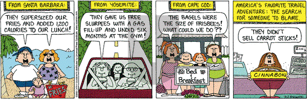 Cathy Classics on Friday August 2, 2002 Comic Strip