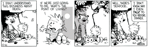 Calvin and Hobbes on Thursday October 16, 1986 Comic Strip