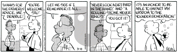 Drabble on Saturday March 10, 2007 Comic Strip