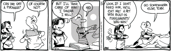 The Buckets on Tuesday October 23, 2007 Comic Strip