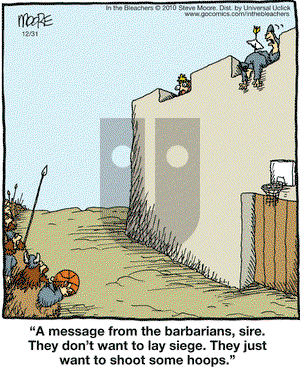 In the Bleachers on Wednesday December 31, 2014 Comic Strip