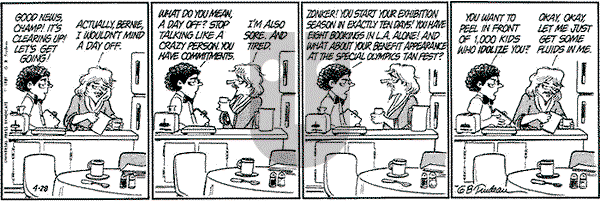Doonesbury on Tuesday April 28, 1981 Comic Strip
