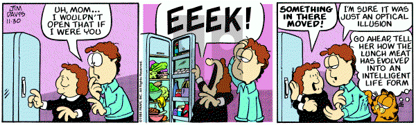 Garfield on Friday November 30, 1984 Comic Strip