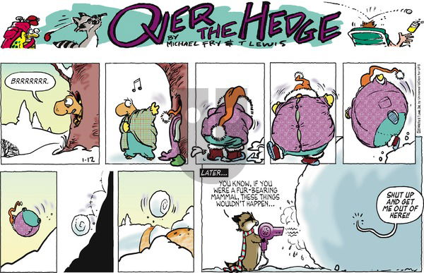 Over the Hedge on Sunday January 12, 2014 Comic Strip