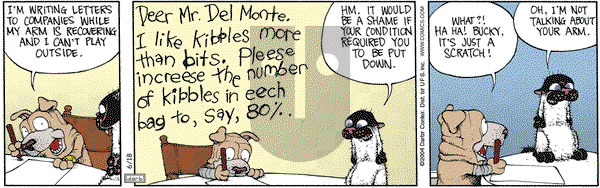 Get Fuzzy on Friday June 18, 2004 Comic Strip