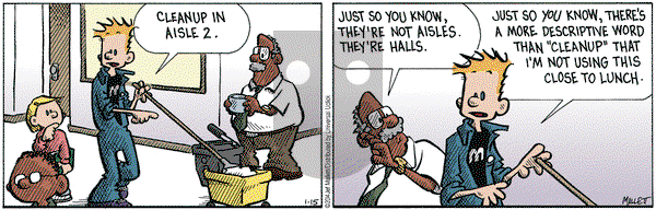 Frazz on Wednesday January 15, 2014 Comic Strip