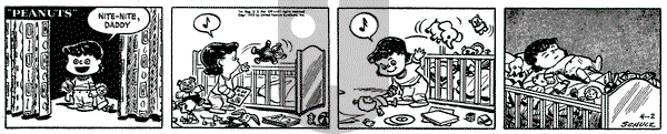 Peanuts on Wednesday April 2, 1952 Comic Strip