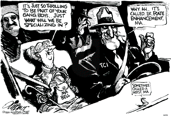 Pat Oliphant - Thursday June 25, 1998 Comic Strip