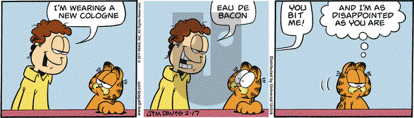Garfield on Thursday February 17, 2011 Comic Strip