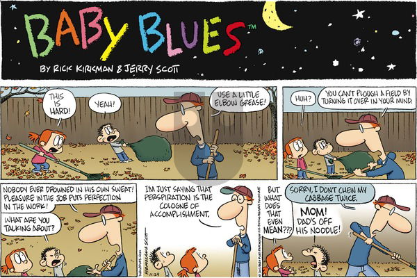 Baby Blues on Sunday November 24, 2013 Comic Strip