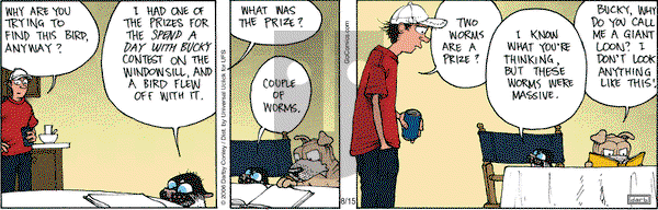 Get Fuzzy on Friday August 15, 2014 Comic Strip