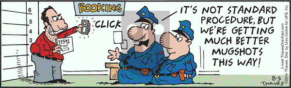 Frank and Ernest on Tuesday August 5, 2014 Comic Strip