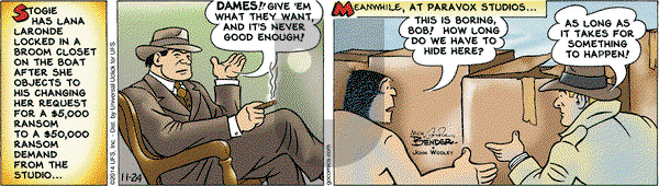 Alley Oop on Monday November 24, 2014 Comic Strip