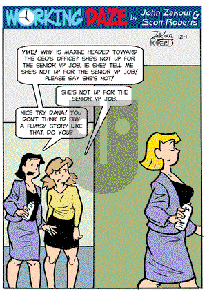 Working Daze - Friday December 1, 2023 Comic Strip