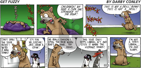 Get Fuzzy on Sunday February 26, 2006 Comic Strip