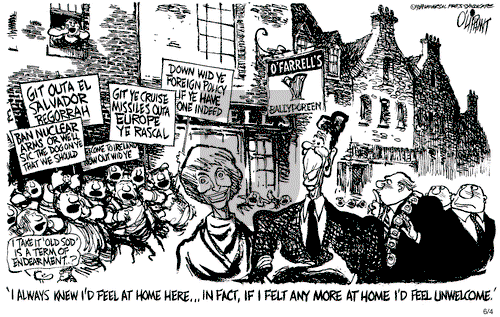 Pat Oliphant on Monday June 4, 1984 Comic Strip