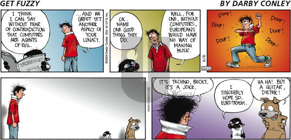 Get Fuzzy on Sunday June 6, 2004 Comic Strip