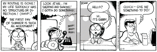 Grand Avenue on Monday June 19, 2000 Comic Strip