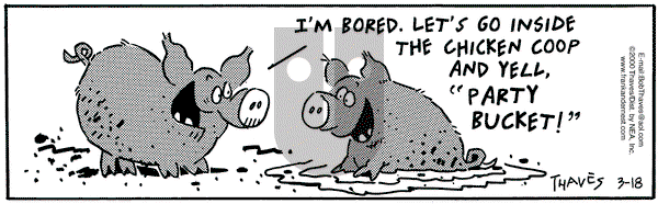 Frank and Ernest on Saturday March 18, 2000 Comic Strip