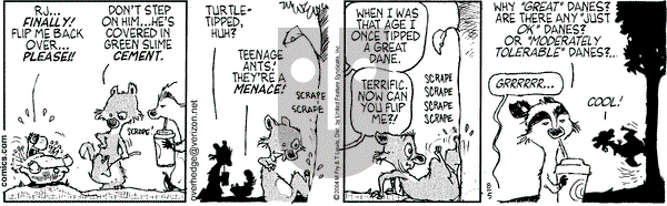 Over the Hedge on Thursday August 5, 2004 Comic Strip