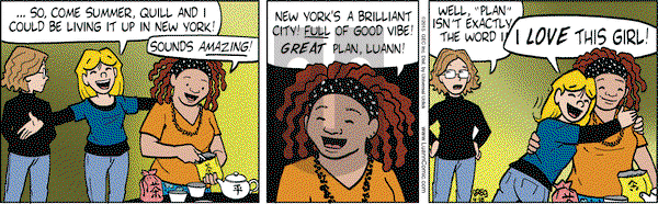 Luann on Saturday April 18, 2015 Comic Strip