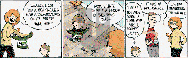 Wallace the Brave on Tuesday November 13, 2018 Comic Strip