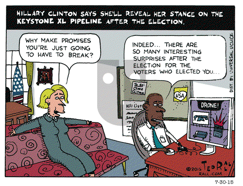 Ted Rall on Thursday July 30, 2015 Comic Strip