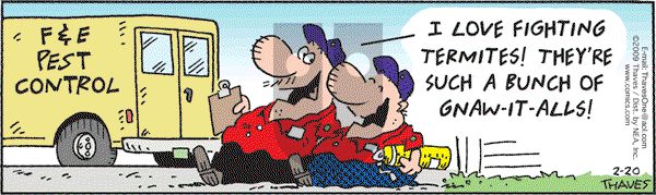 Frank and Ernest - Friday February 20, 2009 Comic Strip
