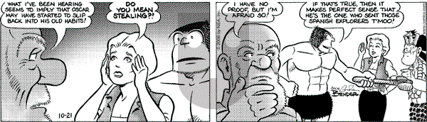 Alley Oop on Saturday October 21, 2006 Comic Strip