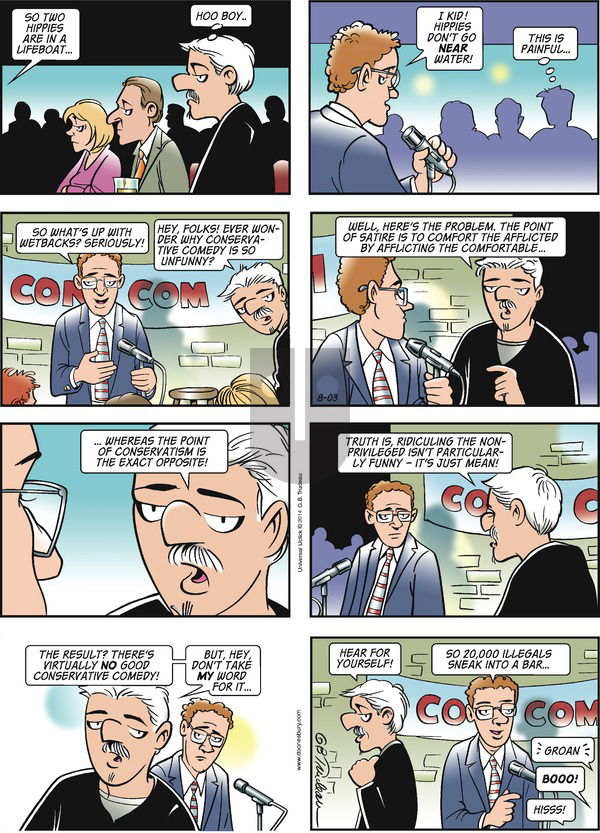 Doonesbury - Sunday August 3, 2014 Comic Strip