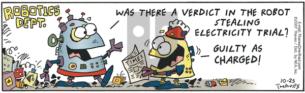 Frank and Ernest on Thursday October 25, 2007 Comic Strip