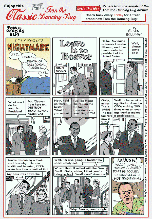 Tom the Dancing Bug on Thursday January 31, 2019 Comic Strip