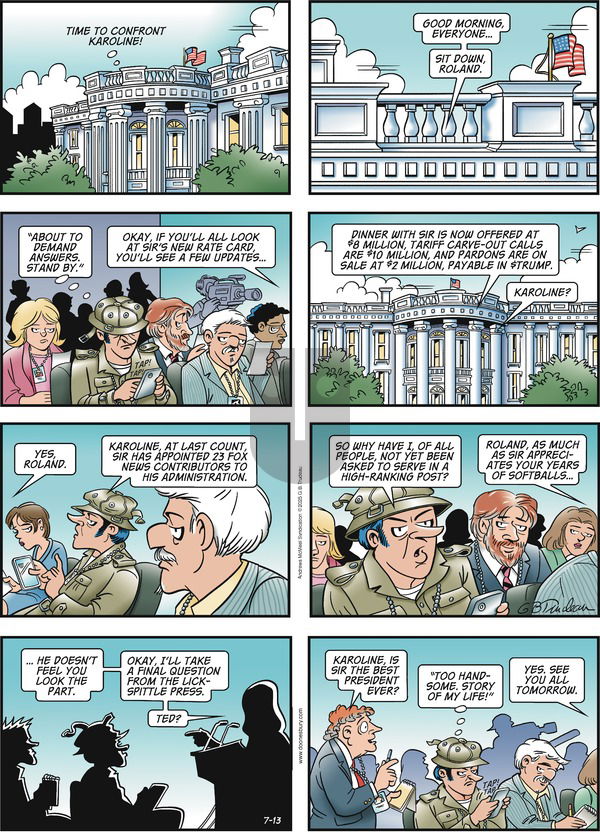 Doonesbury on 2025-07-13 Comic Strip
