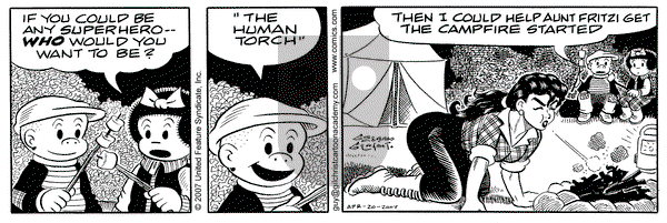 Nancy on Saturday May 12, 2007 Comic Strip