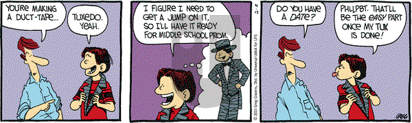 The Buckets on Friday April 12, 2013 Comic Strip