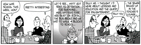 Luann on Saturday February 27, 1999 Comic Strip