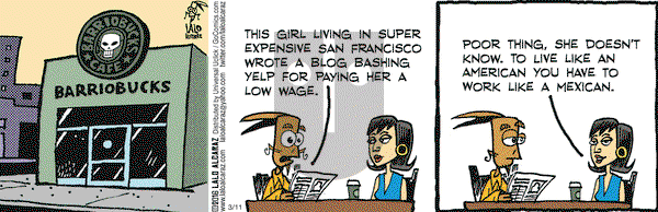 La Cucaracha on Friday March 11, 2016 Comic Strip