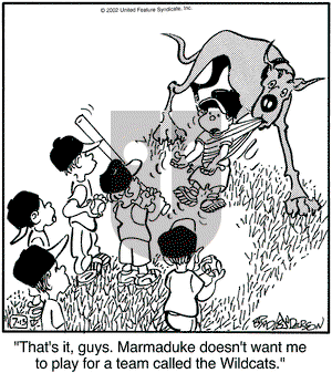 Marmaduke on Saturday July 13, 2002 Comic Strip