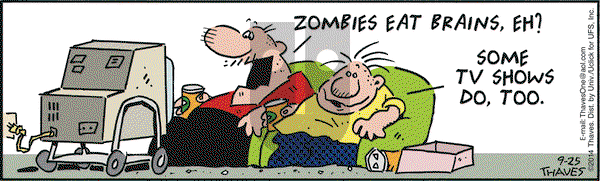 Frank and Ernest on Thursday September 25, 2014 Comic Strip