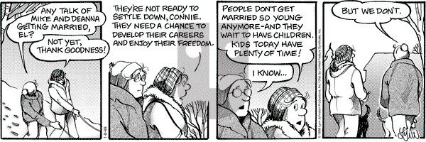 For Better or For Worse on Friday January 8, 1999 Comic Strip