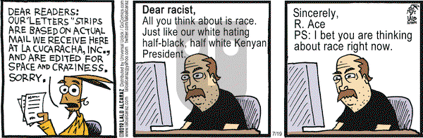 La Cucaracha on Thursday July 19, 2012 Comic Strip