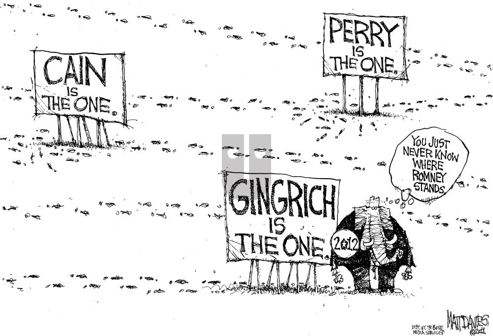 Matt Davies - Thursday December 1, 2011 Comic Strip
