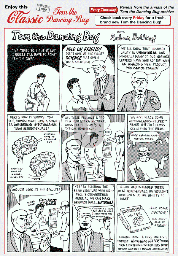 Tom the Dancing Bug on Thursday November 12, 2015 Comic Strip