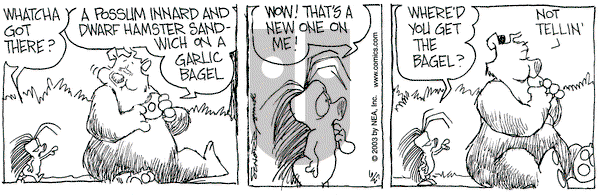 The Grizzwells on Friday June 27, 2003 Comic Strip