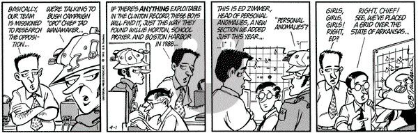 Doonesbury on Wednesday April 1, 1992 Comic Strip