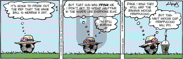 Cleats - Wednesday July 9, 2008 Comic Strip