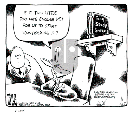 Tom Toles on Tuesday May 22, 2007 Comic Strip