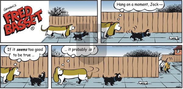 Fred Basset on Sunday January 20, 2019 Comic Strip
