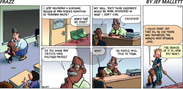 Frazz on Sunday September 30, 2012 Comic Strip