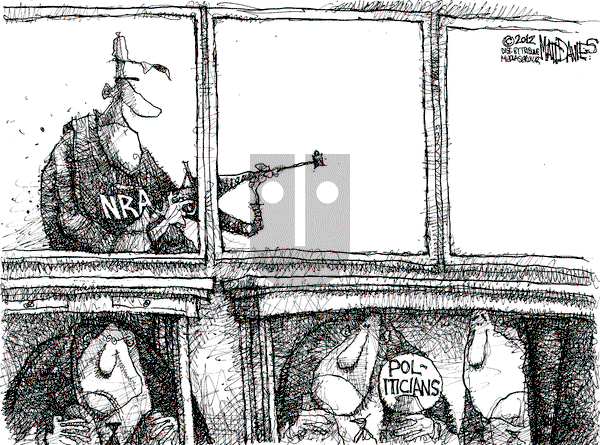 Matt Davies - Monday December 17, 2012 Comic Strip